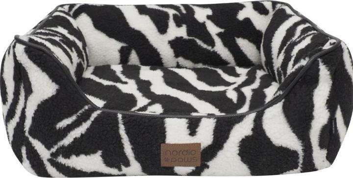 Immagine prodotto Nordic Paws - Zebra Comfort Dogbed - Zebra Pattern - M 60 x 52 x 20 cm (Cane)