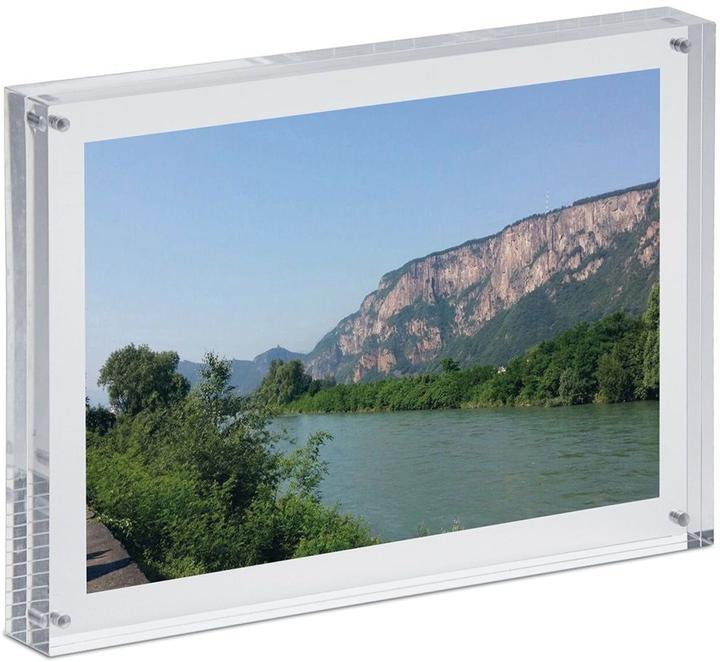 Image du produit Maul Cadre photo (L)211 x (P)149 x (H)30 mm, en acrylique transparent, utilisable en format portrait ou