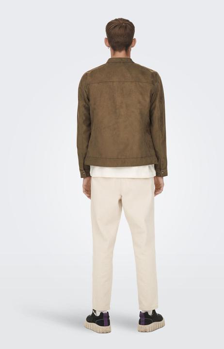 Immagine prodotto Only & Sons Giacca in finto camoscio (XL)