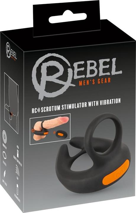 Image du produit Rebel Stimulateur de scrotum RC avec vibrations (4.60 cm)