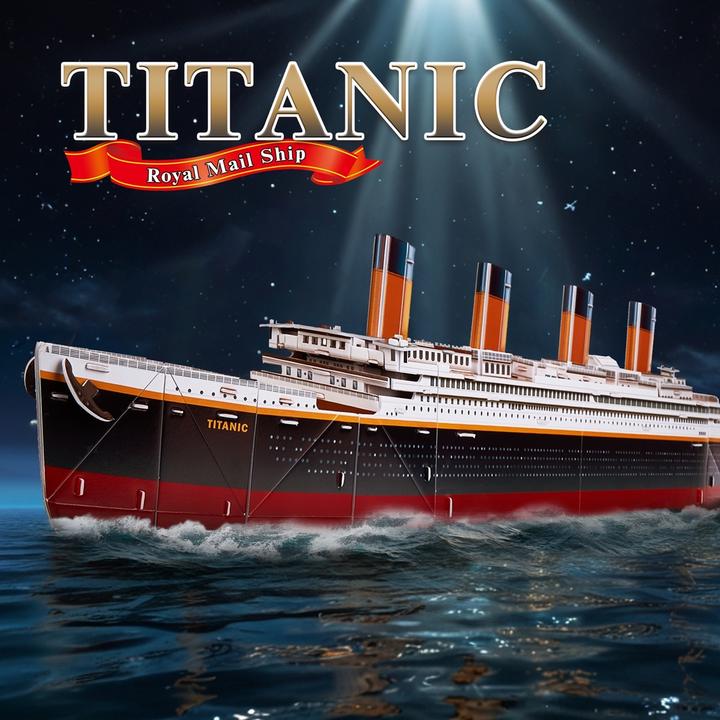 Actual product image Cubicfun 3D Puzzle Titanic 113 Teile (113 pieces)