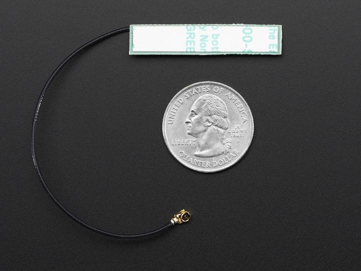 Adafruit 2.4GHz Mini Flexible WiFi Antenna w/uFL Connector 100mm (Antenne)