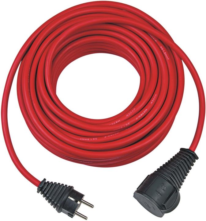 Actual product image Brennenstuhl Construction site extension cable IP44 25m red H07RN-F (25 m, CEE 7/3)