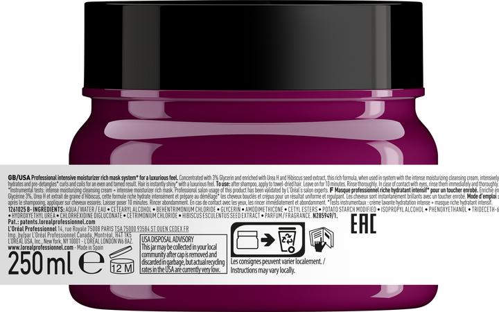 Produktbild L'Oréal Professionnel Intensive Moisturizer Mask (250 ml)
