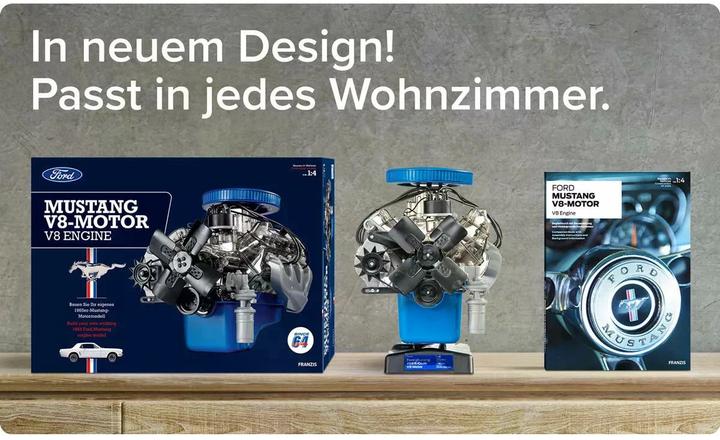 Produktbild Franzis Ford Mustang V8-Motor