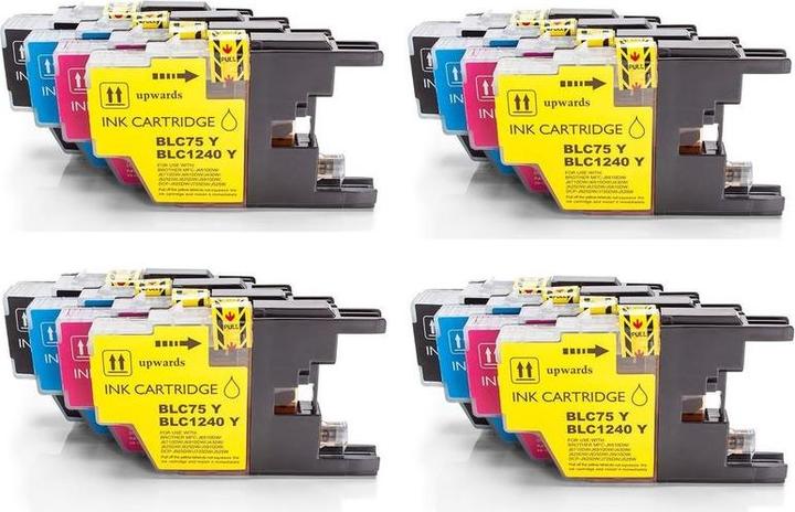 Actual product image Hermex Compatible Brother MFC-J 5910DW Ink Cartridges (M, Y, C, FC)