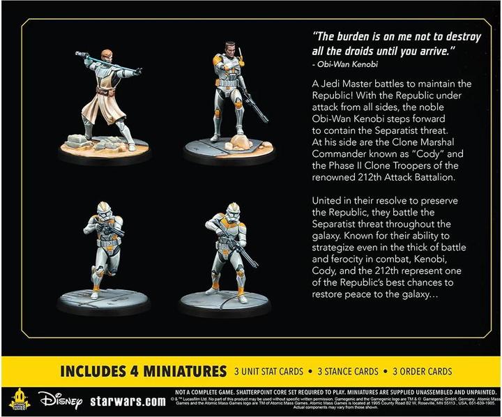 Produktbild Atomic Mass Games Star Wars: Shatterpoint - Hello There Squad Pack (Hallo, wie gehts denn so?) Erweiterung (Multilingual)