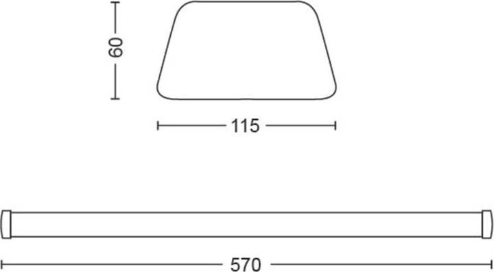 Image du produit Philips Luminaire Aqualine (2350 lm)