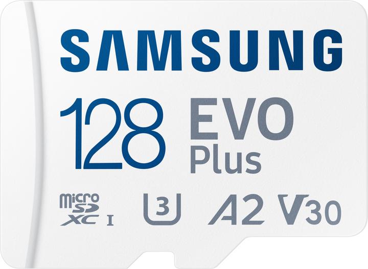 Samsung EVO Plus (128 GB, microSDXC, U3, UHS-I)
