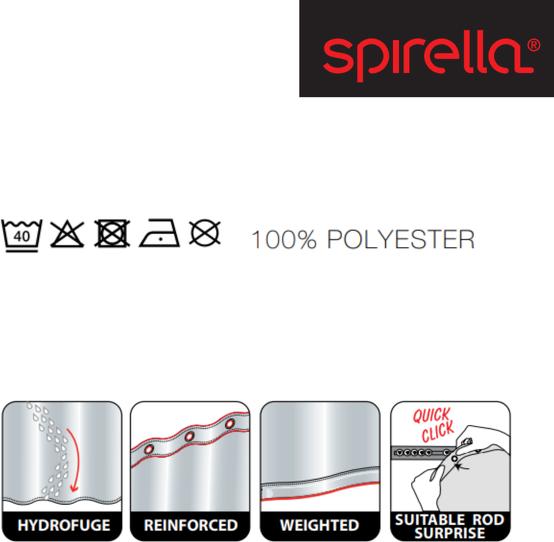 Image du produit spirella Ruban (240 x 180 cm)