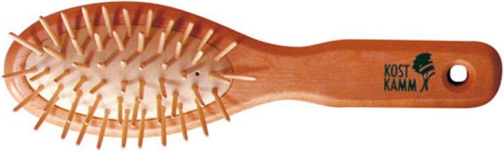 Kost Kamm Holzbürste Buche, gerade Holznoppen, 6-reihig 17.5cm