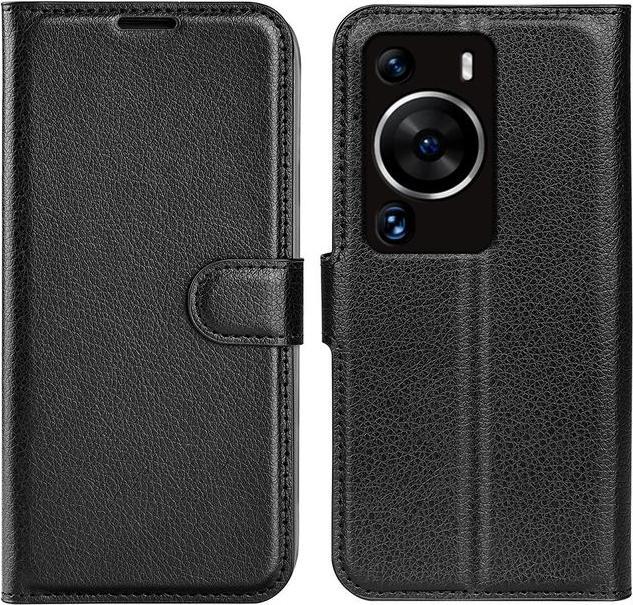 Actual product image MU Classic Litchi Leather Bookcover Series (Huawei P60 Pro)