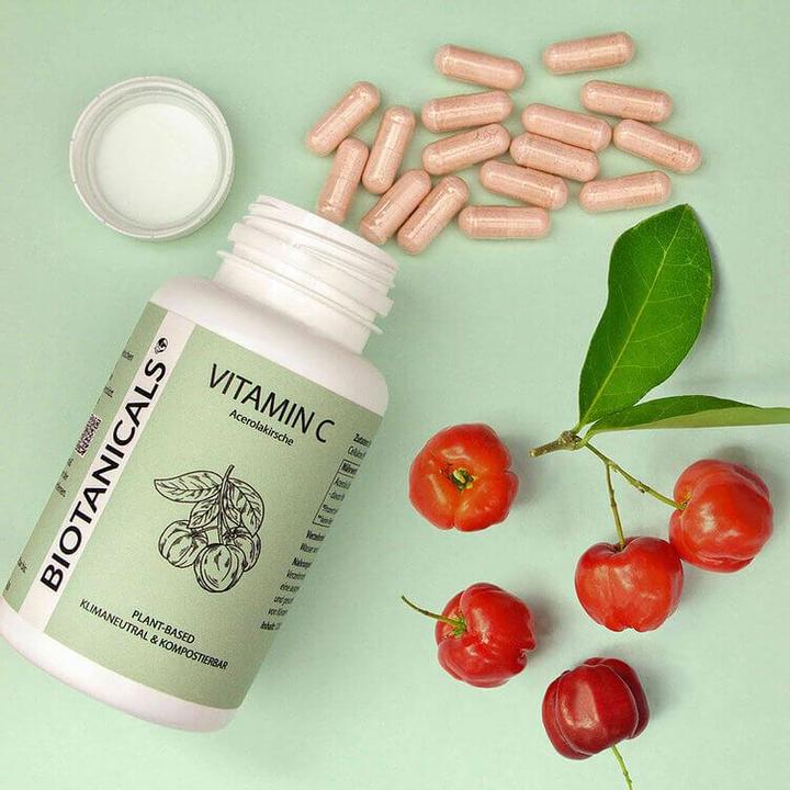 Actual product image Biotanicals Vitamin C 120 capsules (120 Piece, Capsules, 94 g)
