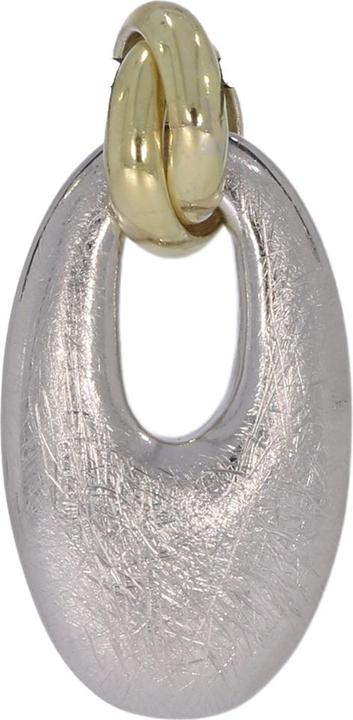 Actual product image Xen Pendant oval ice matt bicolour (One size, 925 Silver)