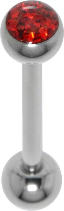 Image du produit Bijouteria Piercing langue (Acier chirurgical 316L, Résine époxy, Cristallin)