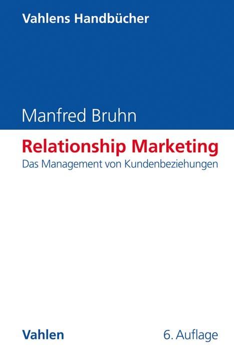 Actual product image Relationship marketing (German, Manfred Bruhn, 2022)