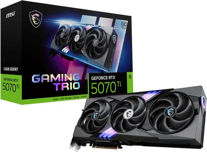 Produktbild MSI RTX5070TI Gaming Trio OC 16GB GDDR HDMI 3xDP (16 GB)