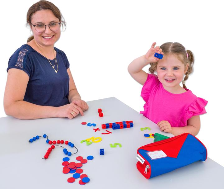 Actual product image Betzold Pupil rake set in pencil case (French)