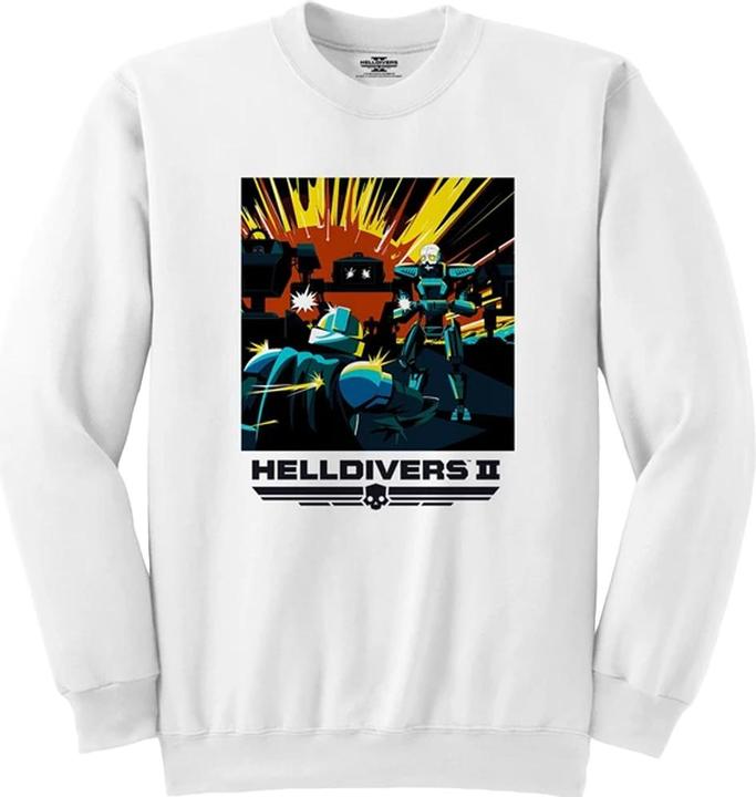 Actual product image Helldivers 2 Unisex Adult 2D Art & Logo Sweatshirt (M)