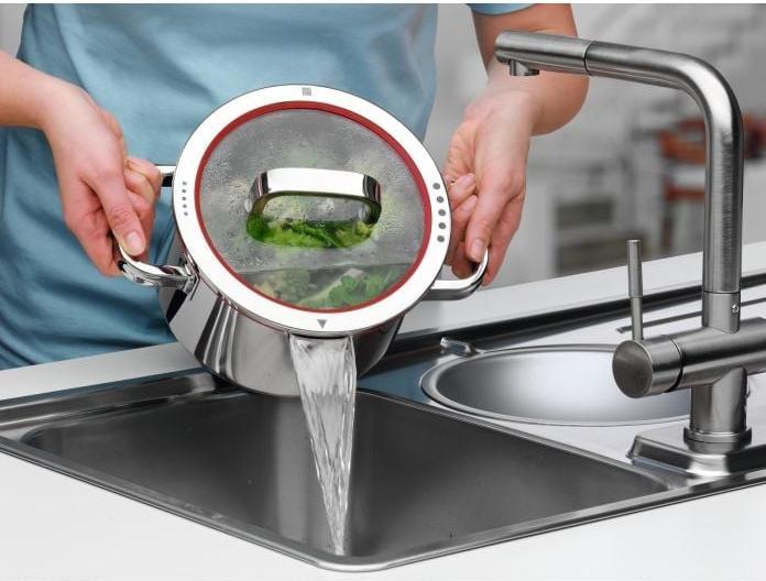 Actual product image WMF Frying pot Function4 (16 cm, Pot, Casserole + Stewpot, Stainless steel)