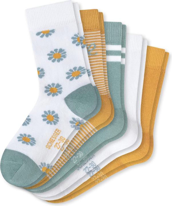 Produktbild Schiesser 5er Pack Blume Kindersocken Mädchen (5er Pack, 23 - 26)