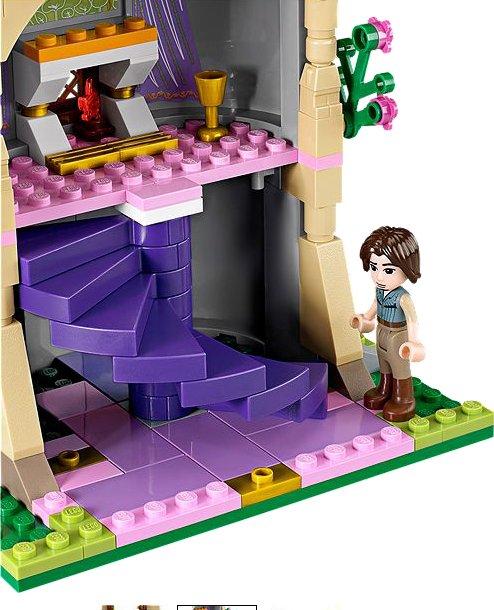 Actual product image LEGO Rapunzel's tower of creativity (41054, LEGO Disney)