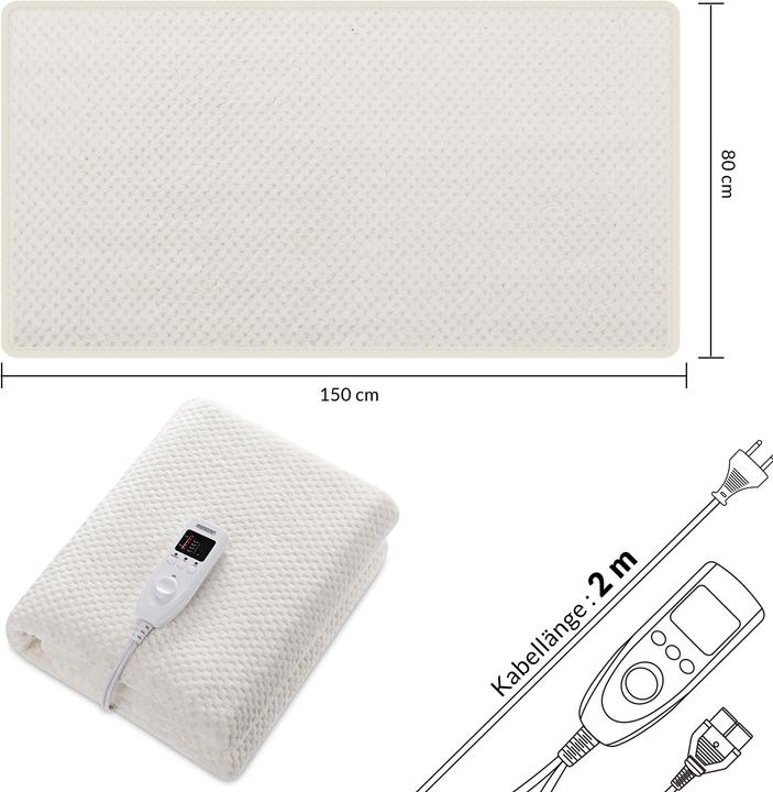 Immagine prodotto Monzana Coprimaterasso riscaldato (150 x 80 cm)