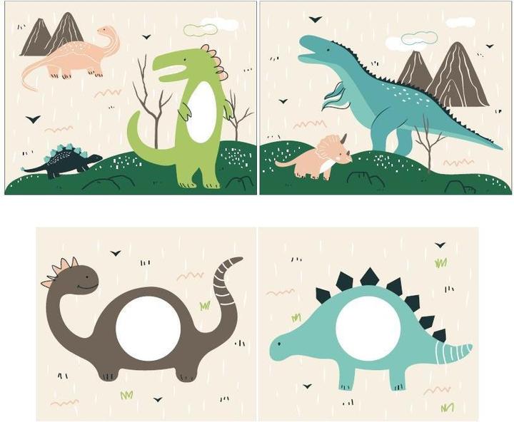 Immagine prodotto Vipack Letto Dino a mezza altezza (90 x 200 cm)