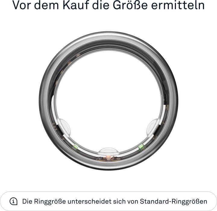 Image du produit Oura Ring Gen3 Horizon (8, Titane brossé)