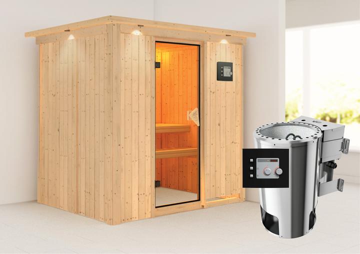 Immagine prodotto Karibu Fanja con corona sul tetto (Plug & Play 3,6 KW - Bio controllo esterno)