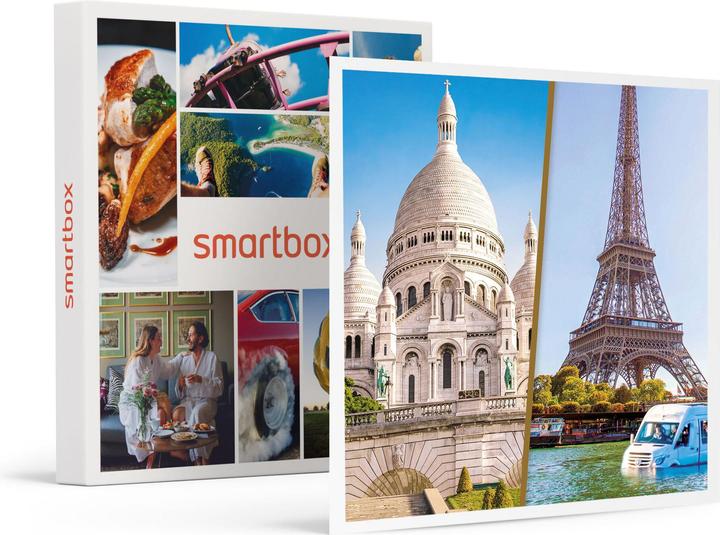 Produktbild Smartbox Romantischer Urlaub in Paris mit 2 Übernachtungen, Busbootsfahrt und Champagner für 2 (2 Pers.)