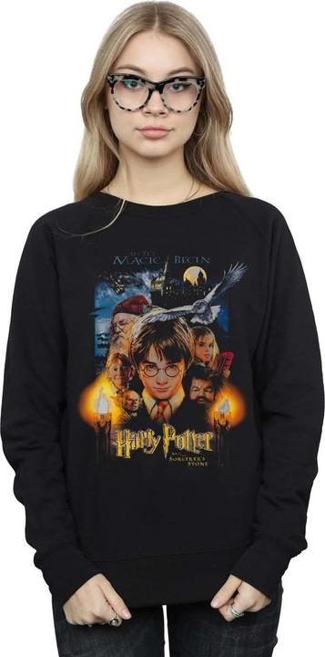 Actual product image Womens/Ladies The Sorcerer's Stone Poster Sweatshirt (S)