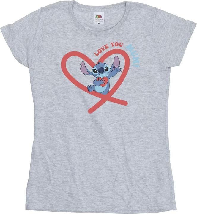 Produktbild Disney Lilo & Stitch Love You Mum TShirt (M)