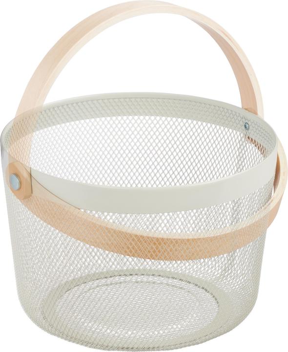 Image du produit Relaxdays Panier en fil métallique (1 x, 27.5 x 25.5 x 30 cm)