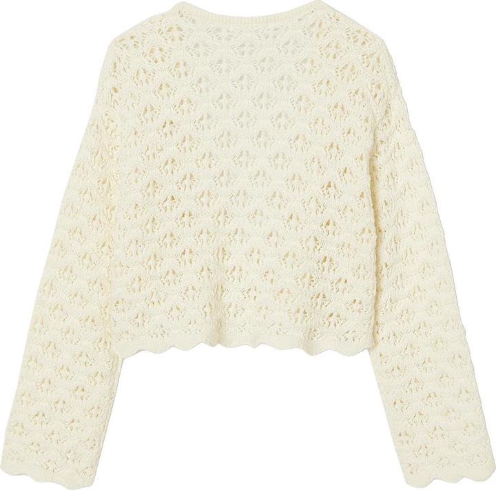 Vertbaudet Gehäkelter Mädchen Cardigan