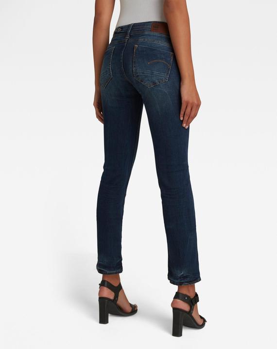 Immagine prodotto G-Star Midge Saddle Mid Straight Jeans Neutro dk aged (W28/L30)