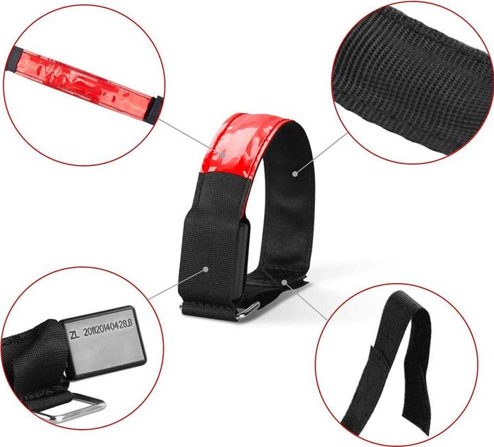 Produktbild Stride Aufladbares USB Leuchtarmband für Kinder / Erwachsene zum Sport