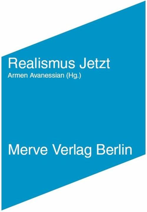 Immagine prodotto Realismus Jetzt (Tedesco, Ronald Voullie, Graham Harman, Ray Brassier, Povero avanessiano, Alberto Toscano, 2013)
