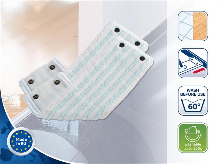 Produktbild Leifheit Bundle Wischbezug CLEAN TWIST M / Combi M micro duo (2er Set) (2 Stk.)