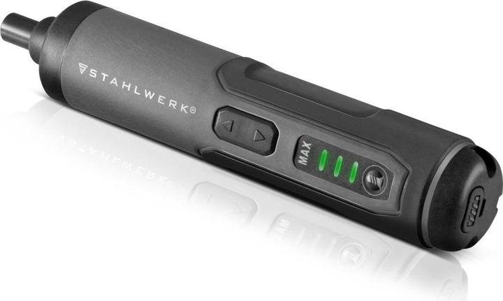 Immagine prodotto Stahlwerk Set di cacciaviti a batteria ASK-36 ST con barra, 25 pezzi Motore 3,6 V 1300 mAh (Batteria ricaricabile)