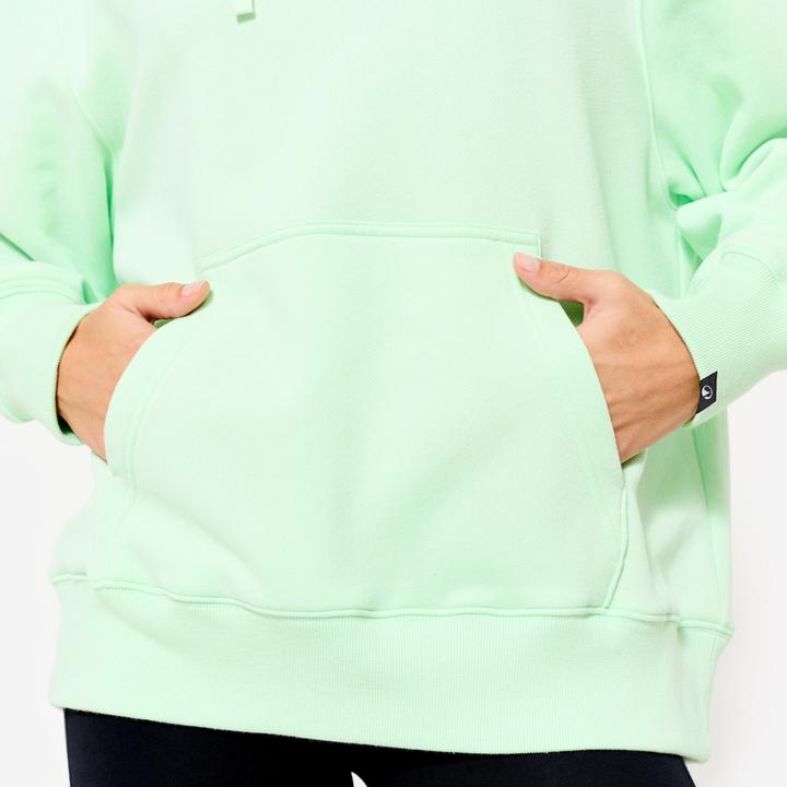 Actual product image Domyos Hoodie Damen Oversize - 520 hellgrün (XXL)