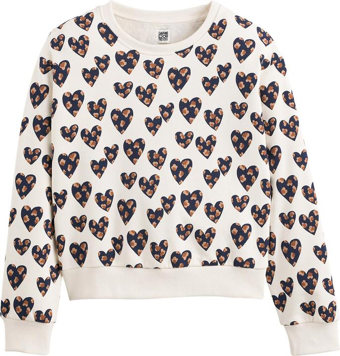 La Redoute Collections Bedrucktes Sweatshirt mit Herzen