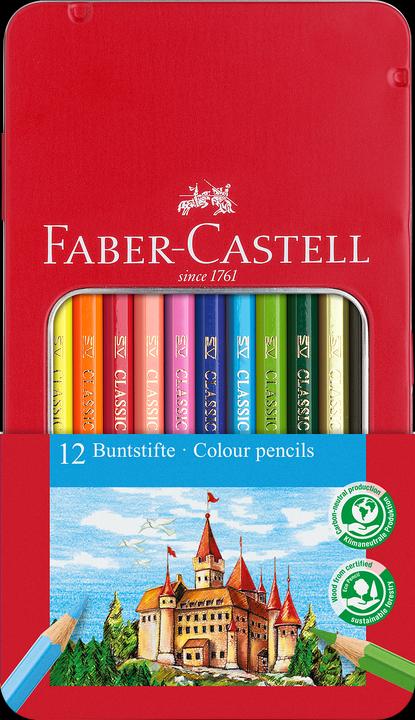 Faber-Castell Colour pencils Classic Colour (Multicoloured, 12 x)