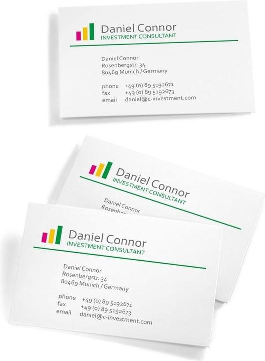 Actual product image Sigel Business cards 3C (190 g/m², 100 x, A4)