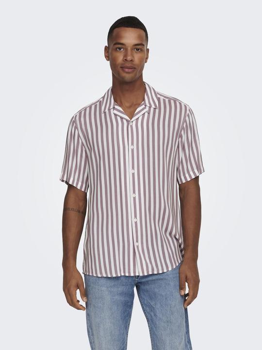 Actual product image Only & Sons Striped short sleeve shirt (M)