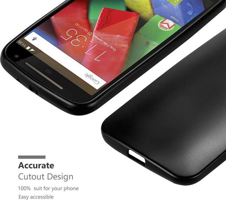 Image du produit Cadorabo Couverture métallique mate TPU (Motorola Moto G2 (2nd Gen))