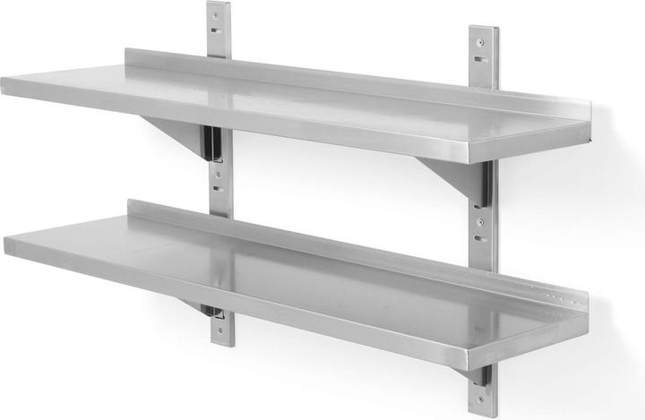 Produktbild Hendi Verstellbares Wandregal doppelt 1000x300x600 mm (100x 30 x 60 cm)