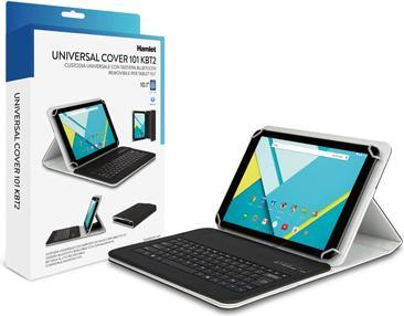 Immagine prodotto Hamlet Universal Cover 101 KBT2 custodia universale con tastiera bluetooth removibile per tablet da (Ing. Int.)