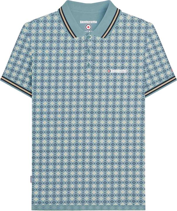 Immagine prodotto Lambretta SS25 Maglietta Polo Geometrica Uomo (L)