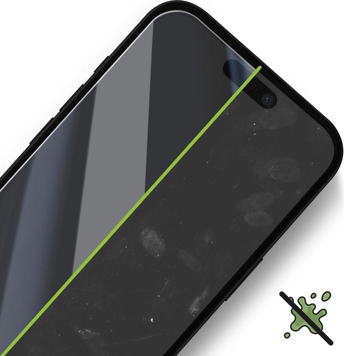 Produktbild Mayaxess CrystalGuard Bildschirmfolie (1 Stück, Apple iPhone 15 Pro Max)
